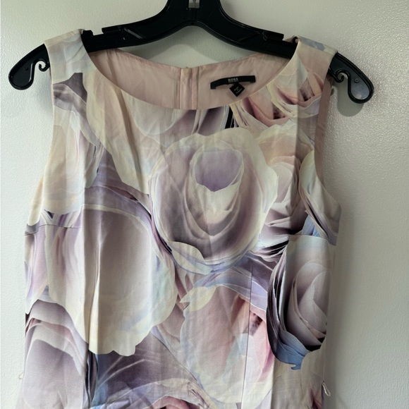 Boss Hugo Floral Rose Print Dress - Picture 8 of 16